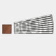The Illustra Bronze Highlight BOOM Text 3D Wooden Wall Art by Giant Sculptures, featuring raised details and white “BOOM” typography, sits beside a large gray megaphone-shaped object against a plain white background.