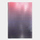 The Wavluxe Gradient Pink & Purple Wood Mosaic Vertical 3D Wall Art by Giant Sculptures features rows of evenly spaced wood slats with a pink-to-purple gradient, creating depth and movement—a striking piece for modern interiors.