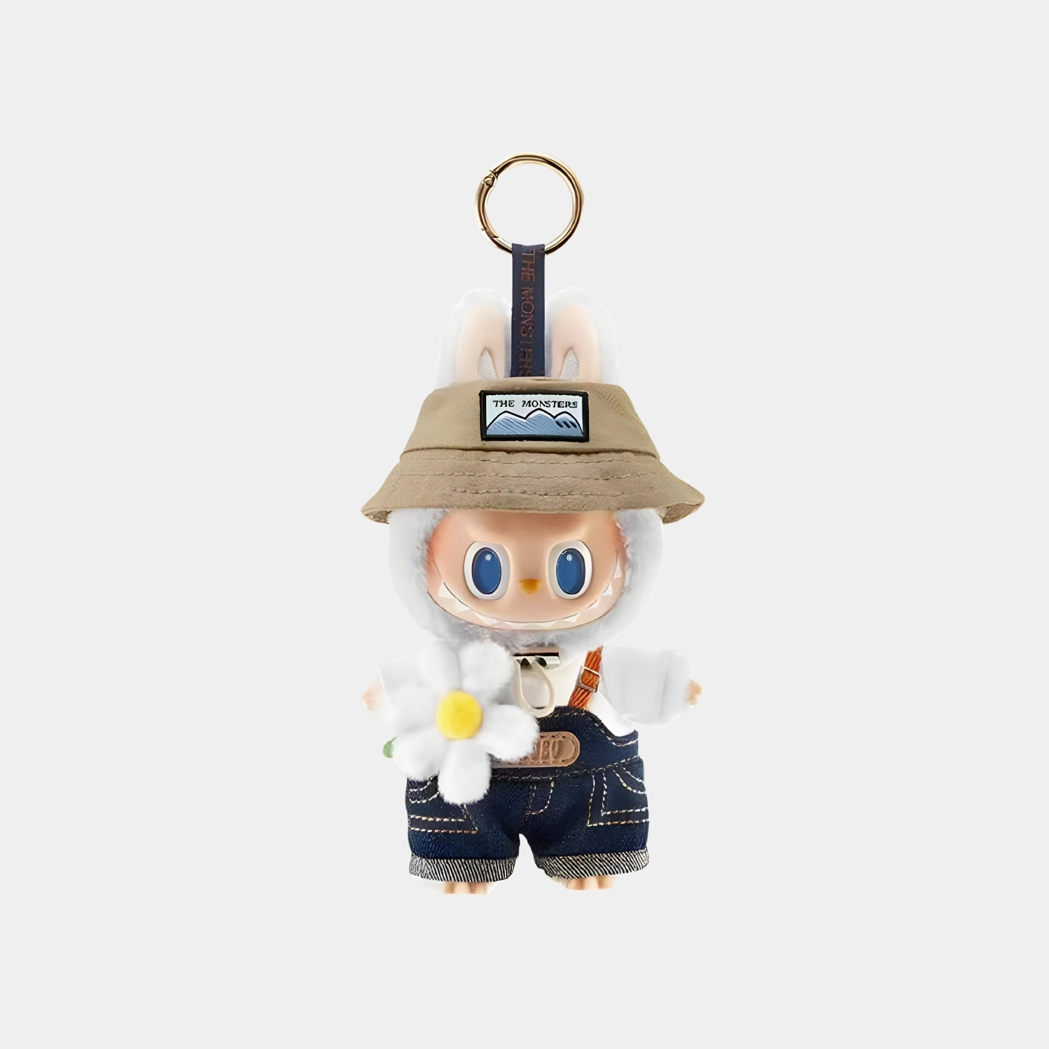 Wild Flower Labubu Keychain Figure 17cm | Giant Sculptures