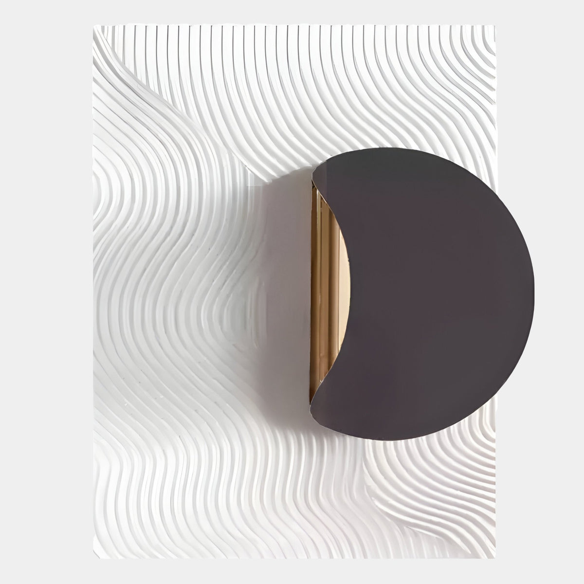 Solvara Charcoal & White Wood Relief... | Giant Sculptures
