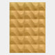 Ondula Textured Gold Wood Relief 3D Wall Art by Giant Sculptures features gold panels with wavy, embossed curves, creating a shimmering, textured effect reminiscent of artistic wall decor.