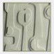 The Terravura Square Sage Green I 3D Wood Relief Wall Art by Giant Sculptures features raised and indented geometric shapes in a square frame, perfect for minimalist interiors. Its textured design comes in subtle sage green tones.