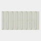 The Vireus White Rectangular 3D Wood Relief Wall Panel by Giant Sculptures features a minimalist design with twelve envelopes arranged in three rows of four, offering clean lines that complement modern indoor décor.