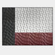 The Trelume White, Black & Rose Wavy Wood Relief 3D Wall Art by Giant Sculptures features an abstract Texas flag with a wavy motif: a vertical black stripe and horizontal white and rose sections for a striking, textured 3D effect.