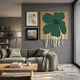 Florayne 3-Set Green Woven Textured 3D Wall Art by Giant Sculptures displayed on a grey wall above a sage linen sofa in a modern living room.