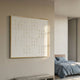 Linquora Vertical Rhythm Gold Foil Acrylic 3D Wall Art