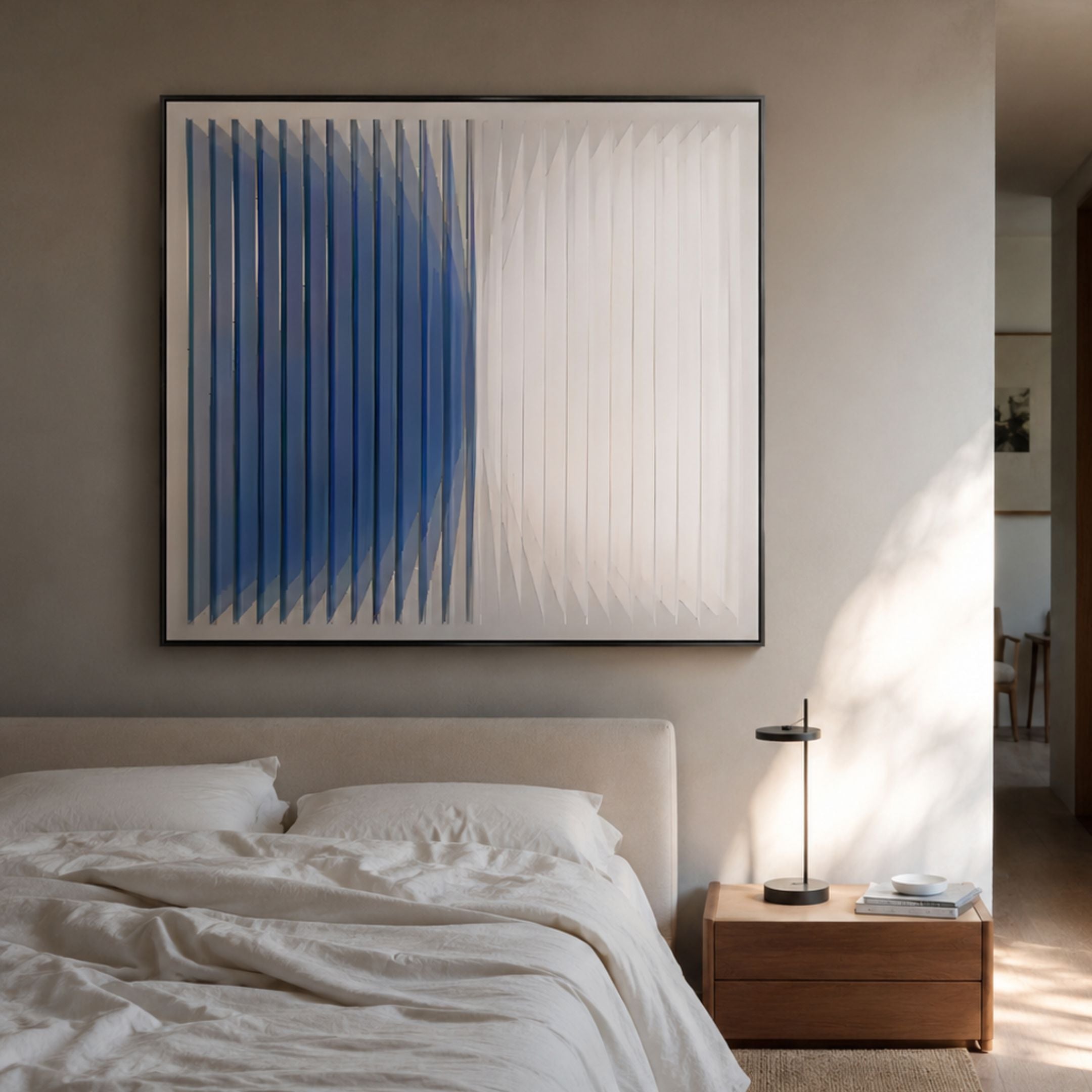 Halcyon Azure Fade Lens Acrylic 3D Wall Art