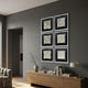 Harmonia Set of 6 Ceramic 3D Wall Sculptures With Black Frames & Acrylic Box