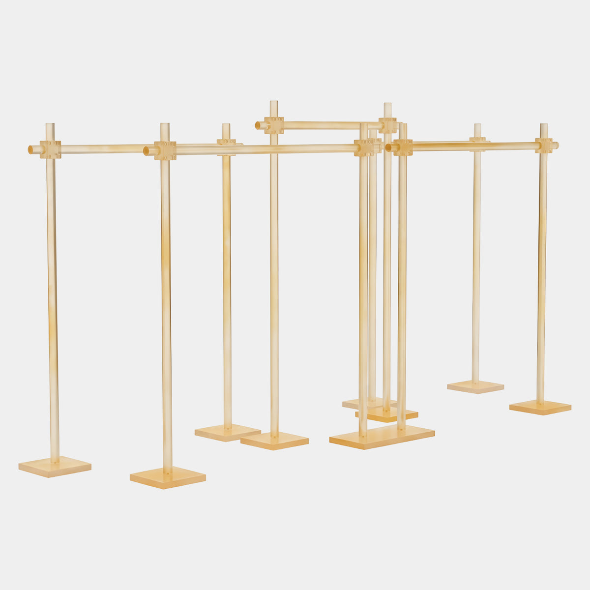 Amber Cross-Jointed Acrylic Standing Frame - 170cm