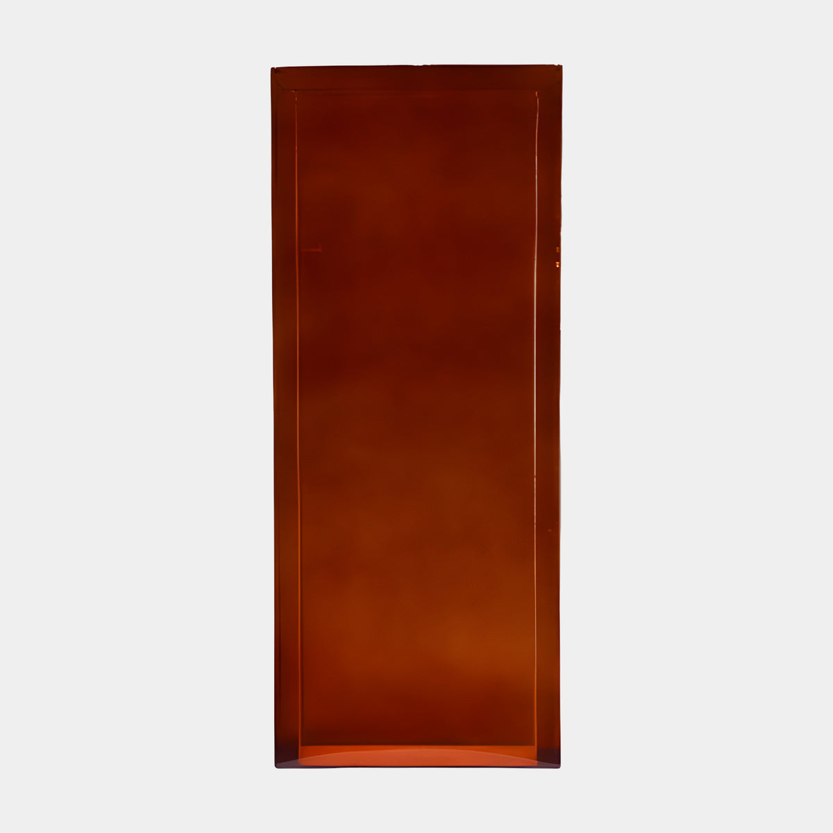 Amber Bordered Upright Panel Resin Sculpture - 85cm