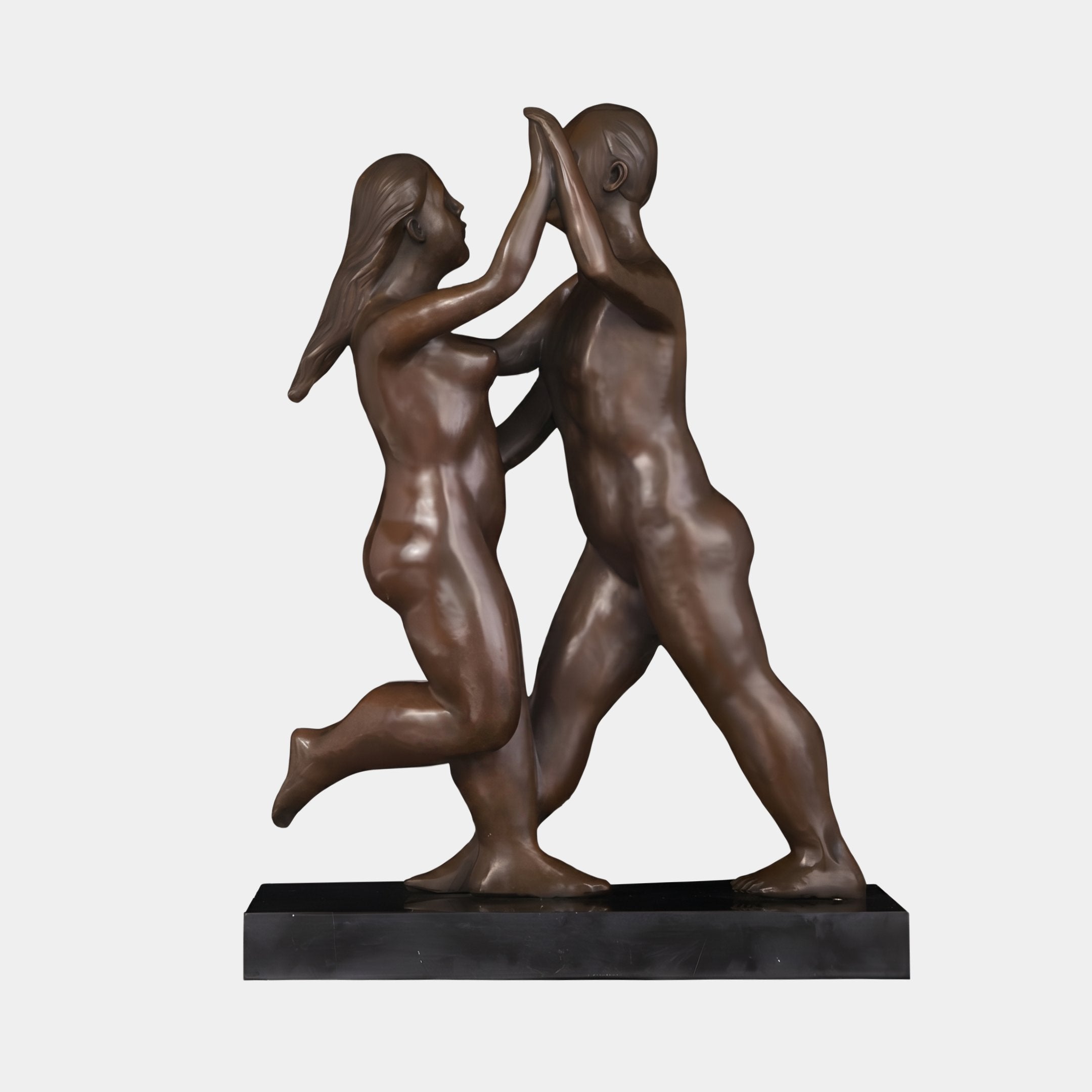 Contemporary Dancing Figures Bronze Sculpture - 100cm