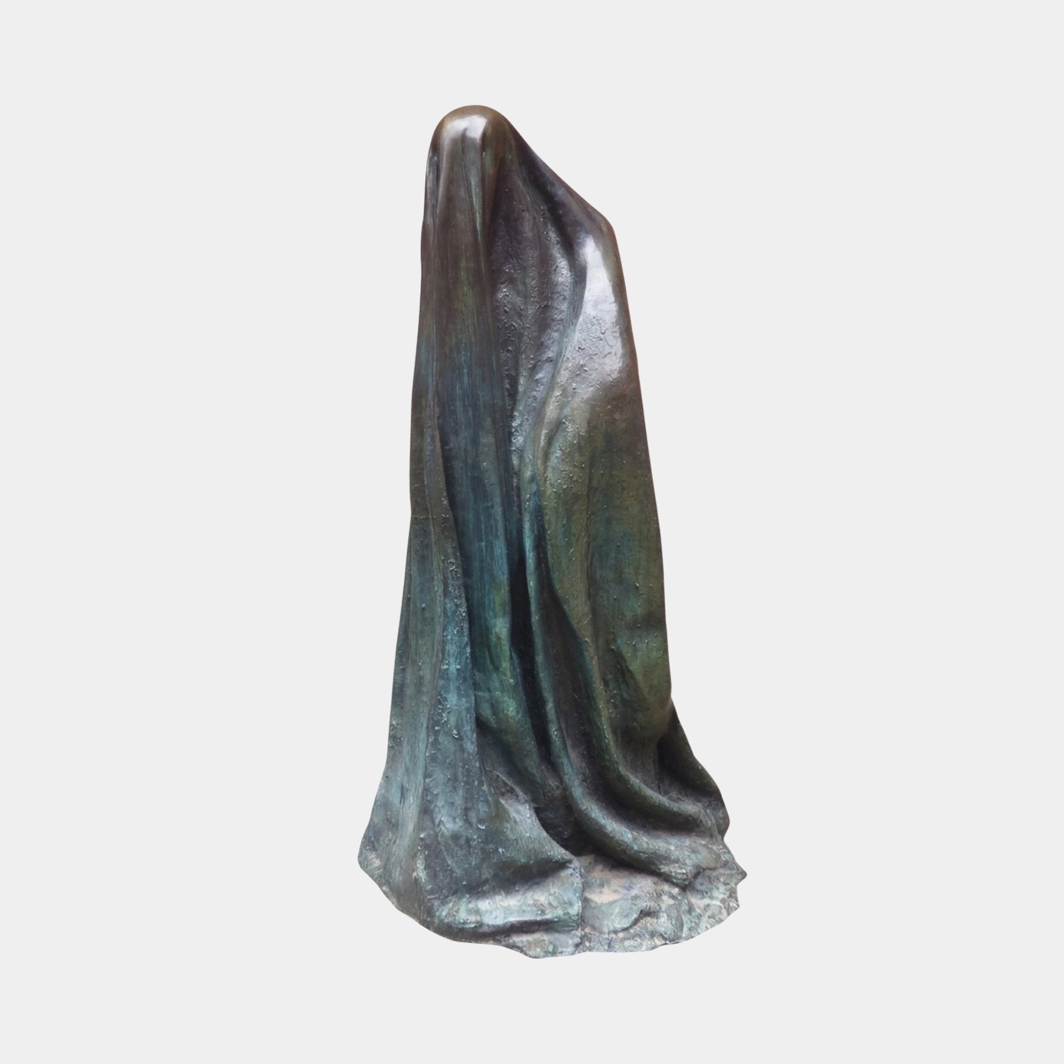 Large Contemporary Shrouded Figure Bronze Sculpture - 190cm