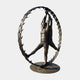 Giant Sculptures Monumental Female Figure and Ring of Hands Bronze Sculpture, 380cm, figure with arms raised inside a ring of linked hands on a round base.