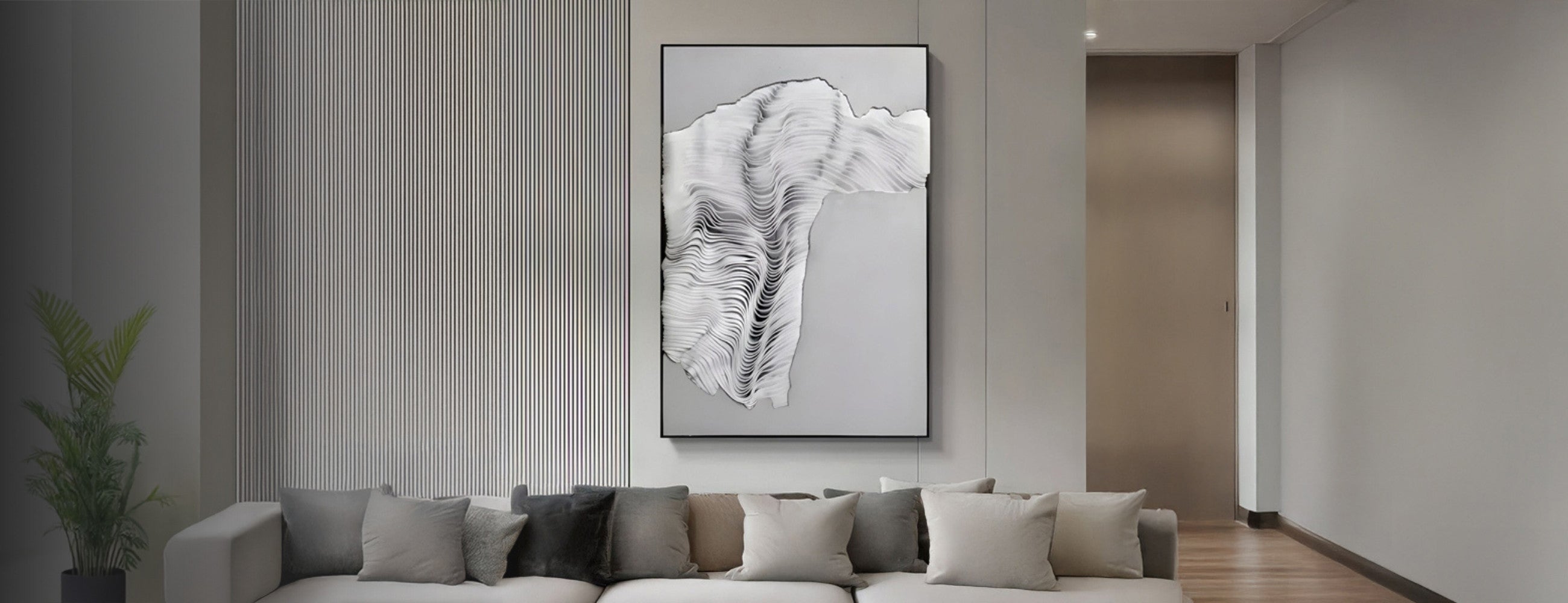 Cardboard Art | Sustainable Recycled Wall Art | Giant Sculptures